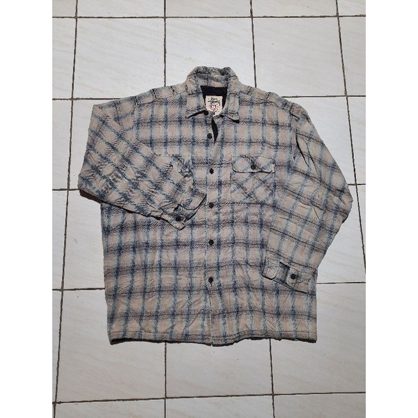 flanel stussy vintage second original