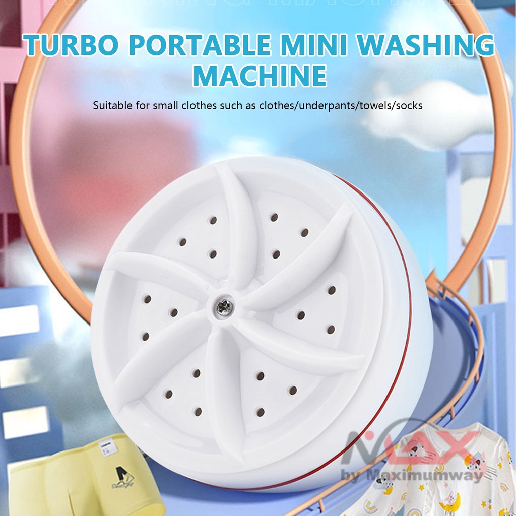 Mesin cuci listrik portable praktis Mesin cuci Travel bisa dibawa kecil dan ringkas Ultrasonic Washing Machine Portable Turbo USB Powered Removes Dirt Washer Clothing Cleaning Mini Washing Machine Mini Washing Machine USB Rotating Turbine Portable Washing