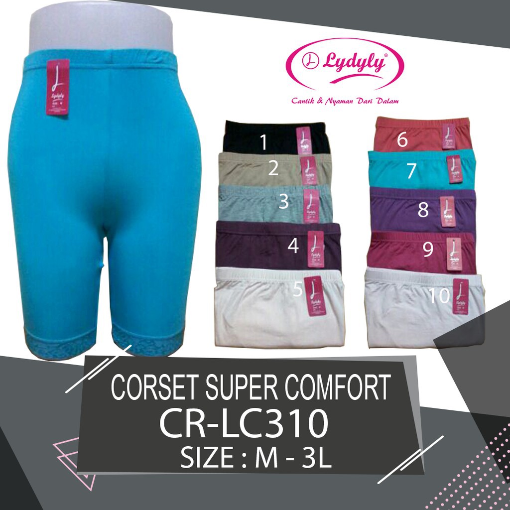 KORSET DALAMAN CORSET CELANA SHORT LYDYLY CR LC 310 SUPER COMFORT