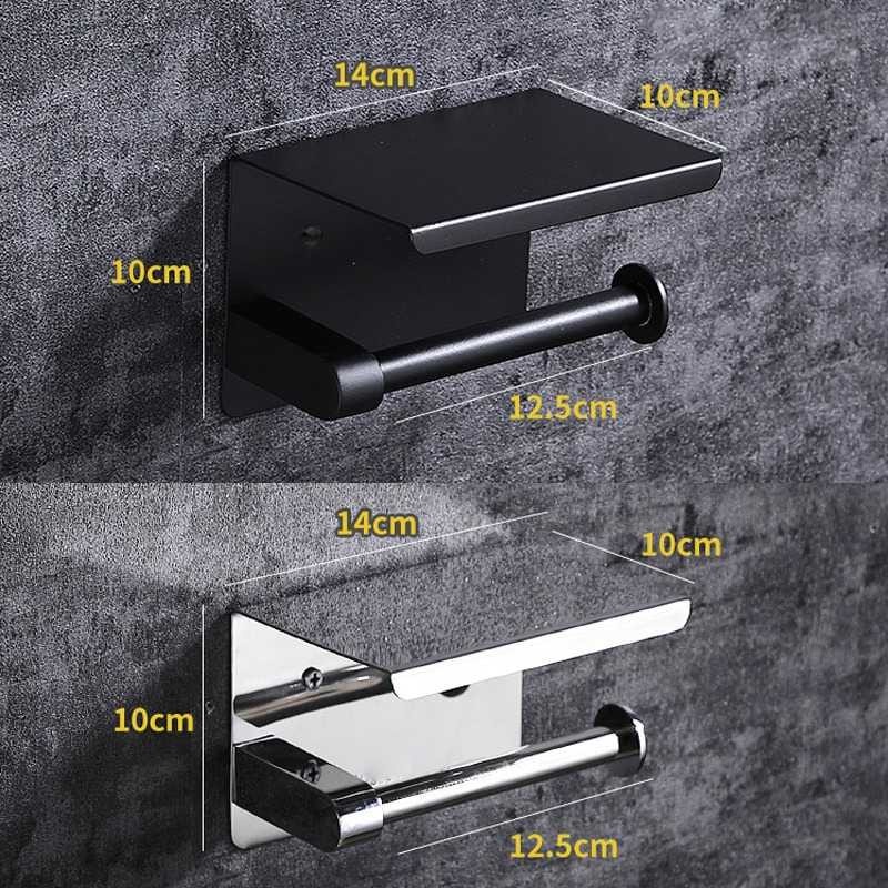 Gantungan Dinding Tempat Tisu Toilet WC Roll Tissue Wall Mount