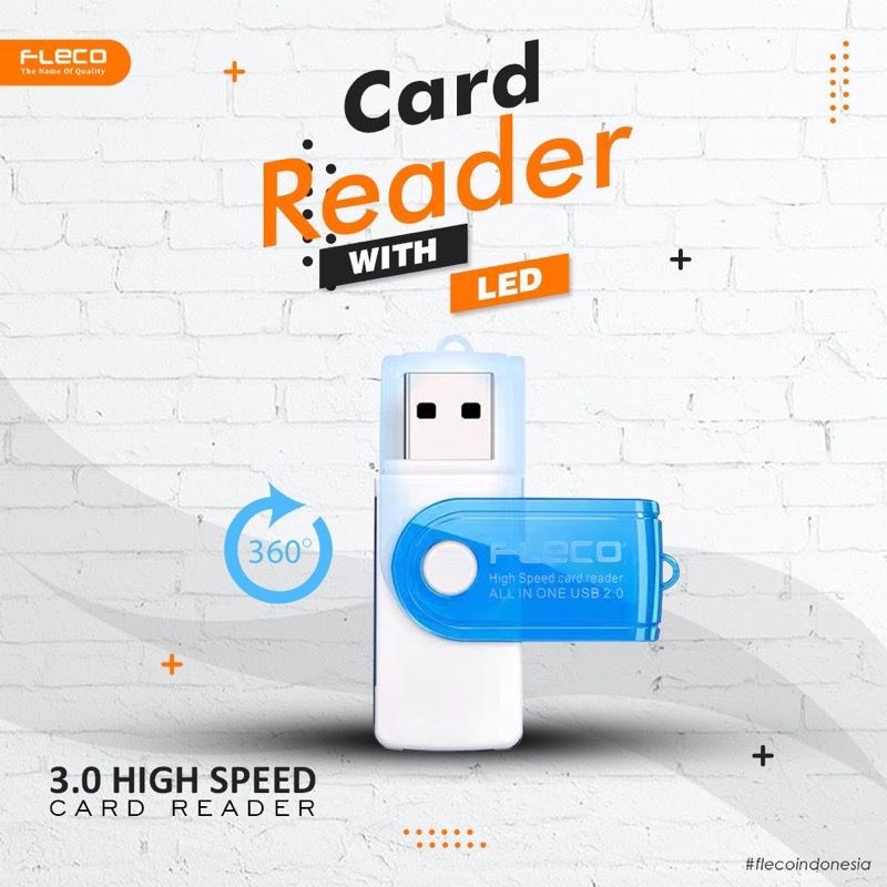 Card reader 4 sLot all in one cardreader by FLECO