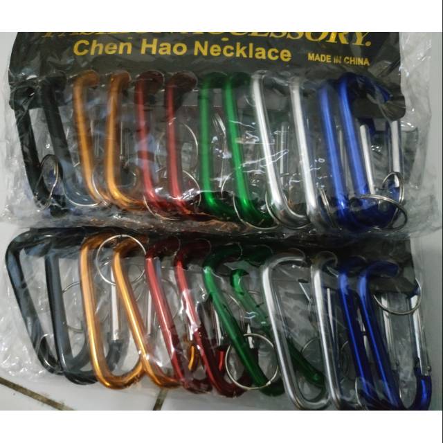 GROSIRm Keychain / Karabiner /  Gantungan Kunci Karabiner Lusinan / Gantungan Tas