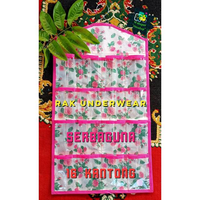 Rak gantung organizer underwear pouch rak sepatu rak Rak gantung organizer underwear pouch rak sepatu rak
