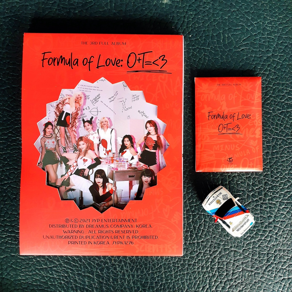[BACA DESC.] OFFICIAL ALBUM & POB PC SET: TWICE - FORMULA OF LOVE: BREAK IT & STUDY OF LOVE