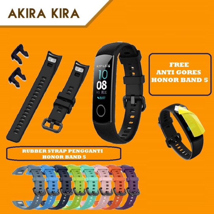 Strap Band Silicone TPU Huawei Honor Band 5 Smartwatch (Only Strap)