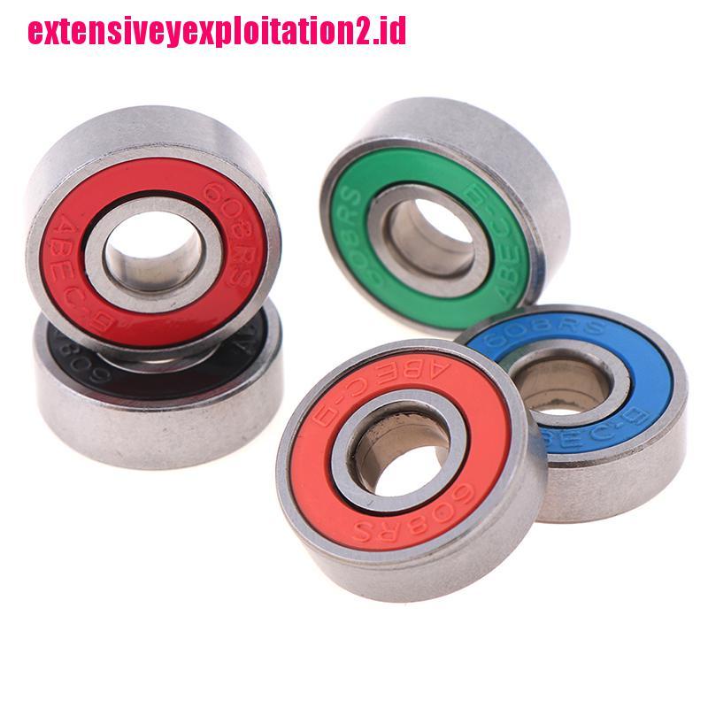 &lt; E2id &amp; &gt; 5Pcs Abec-9 608RS Bearing Untuk skateboard / Skuter