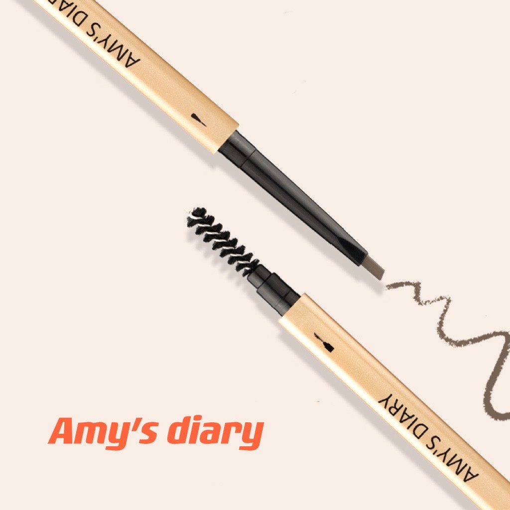 Eyebrow Slim Pencil alis AMY'SDIARY High Pigment Long Lasting Waterproof COD!!