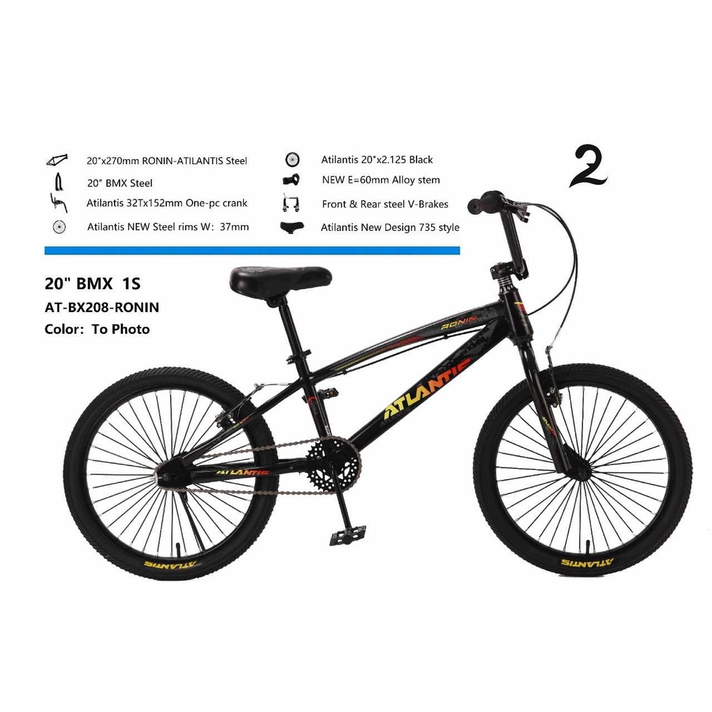 Sepeda Anak BMX ATLANTIS RONIN 20 Inch sepeda BMX murah , sepeda anak murah