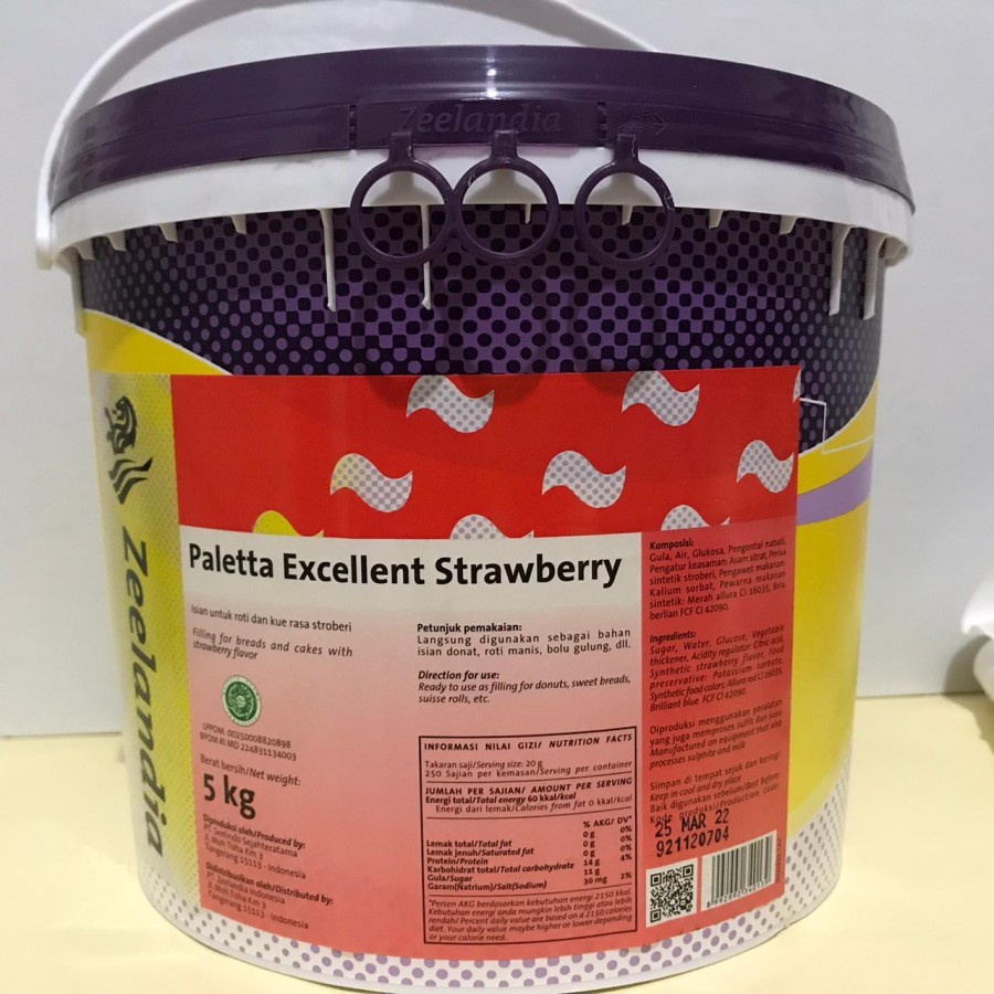 

SELAI PALETTA STRAWBERRY 5 KG / ZEELANDIA PALETTA EXCELLENT STRAWBERRY