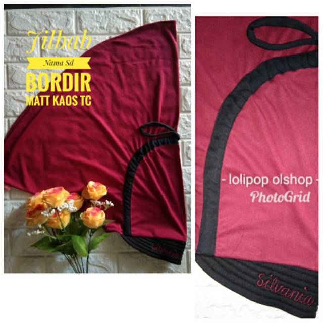 OPEN PO JILBAB NAMA BORDIR SD