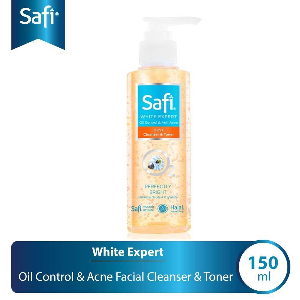 cara pakai safi 2 in 1 cleanser and toner oil control and acne