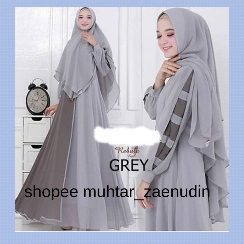 Model Busana Muslim Wanita Dress Gamis Gamis Bahan Ceruti Full Furing Rebula Syari Gamis Busui Shopee Indonesia