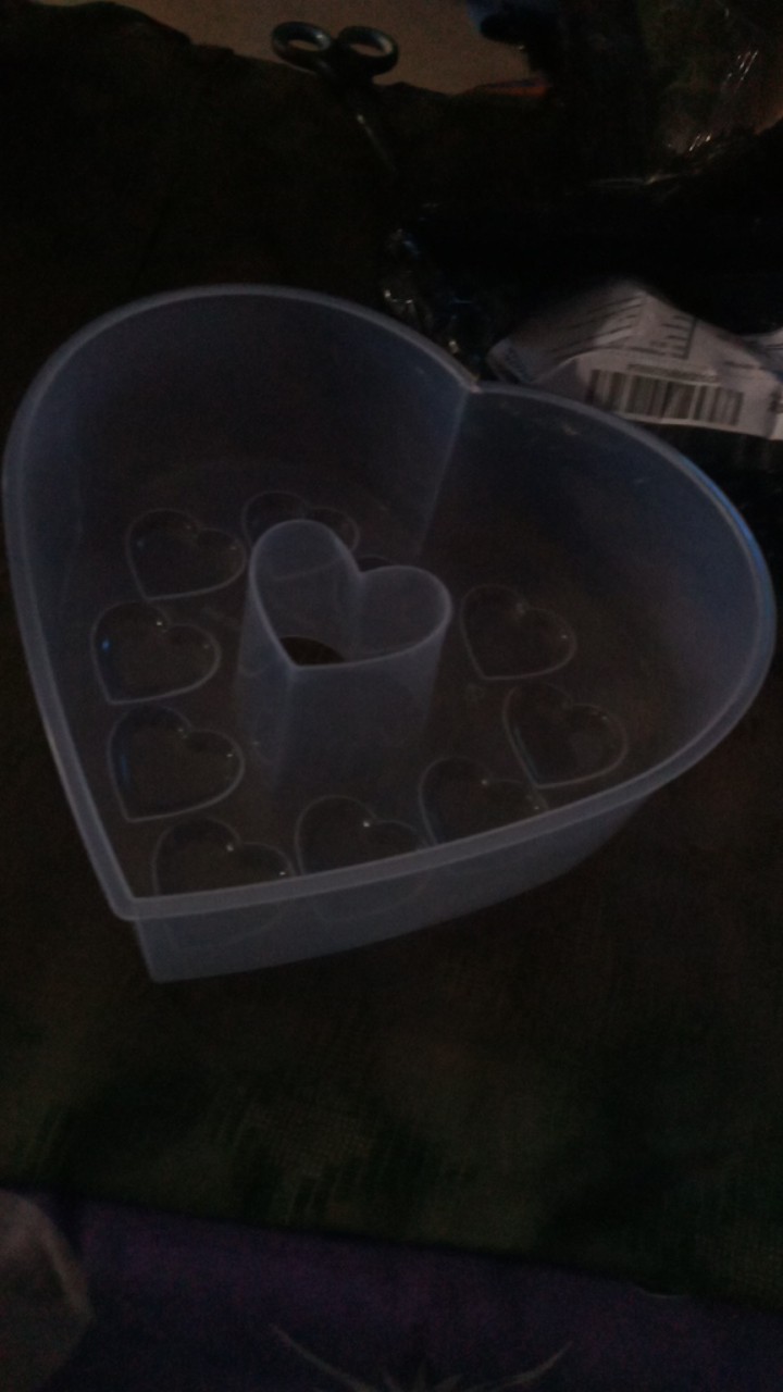 Cetakan Puding Plastik Love Art 3206 Green Line Jelly Agar Coklat Bento Cake Kue Bolu Hati Valentine