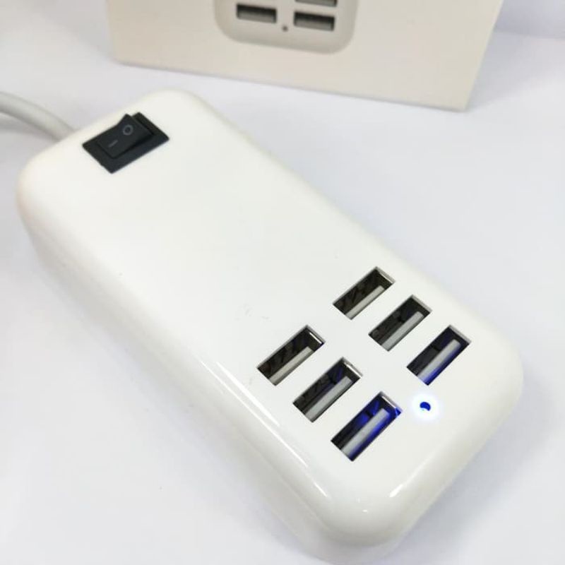 USB TC 4 HOLE / 6 HOLE / Adaptor  Charger Usb 6port 20W For Samsung Iphon Asus Xiaomi Asus Oppo