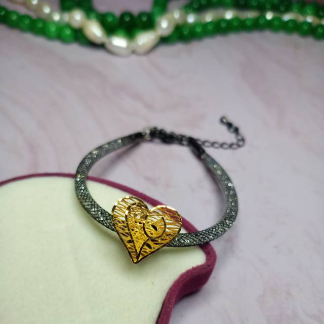 Gelang pandora halus kombinasi love 375%