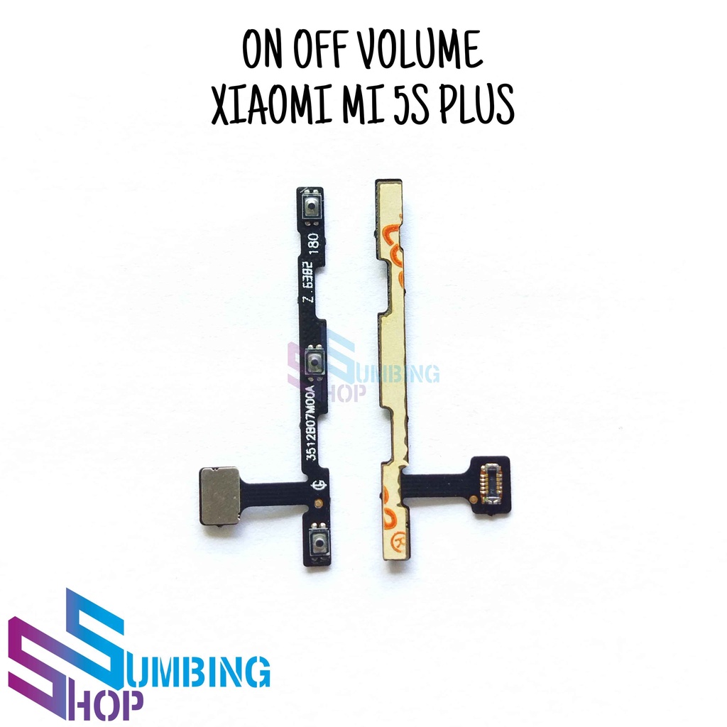 Flexible On Off Xiaomi MI5s Plus Tombol Volume Fleksibel Power