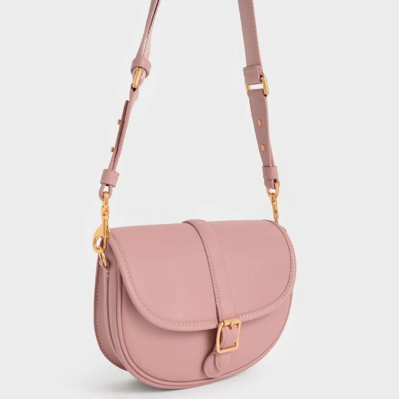 12.12 SALE | CK Flora Belted Saddle Bag