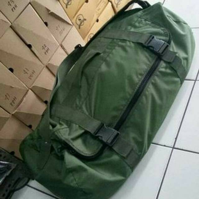 tas selempang TNI jumbo 60L/tas pendidikan TNI/tas kapsul pulsak/penyesak/pulyesak/dufflebag jumbo