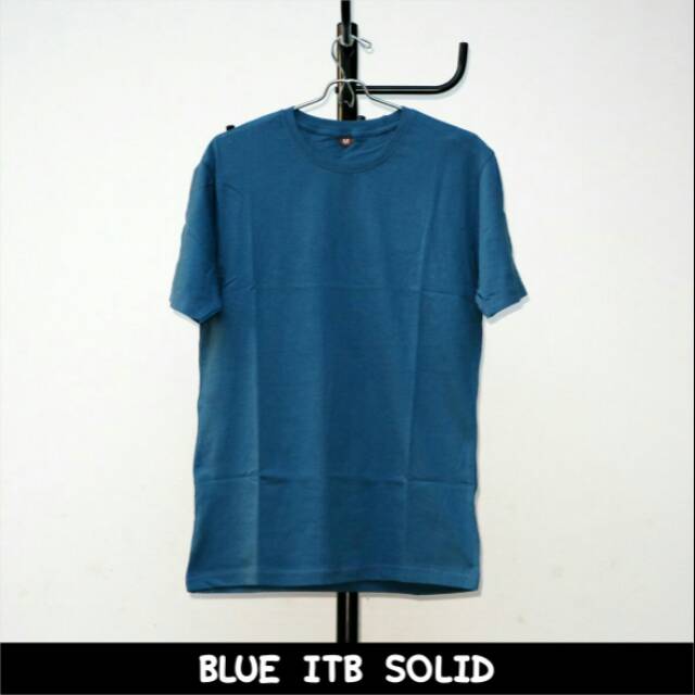 Kaos Polos Blue Itb