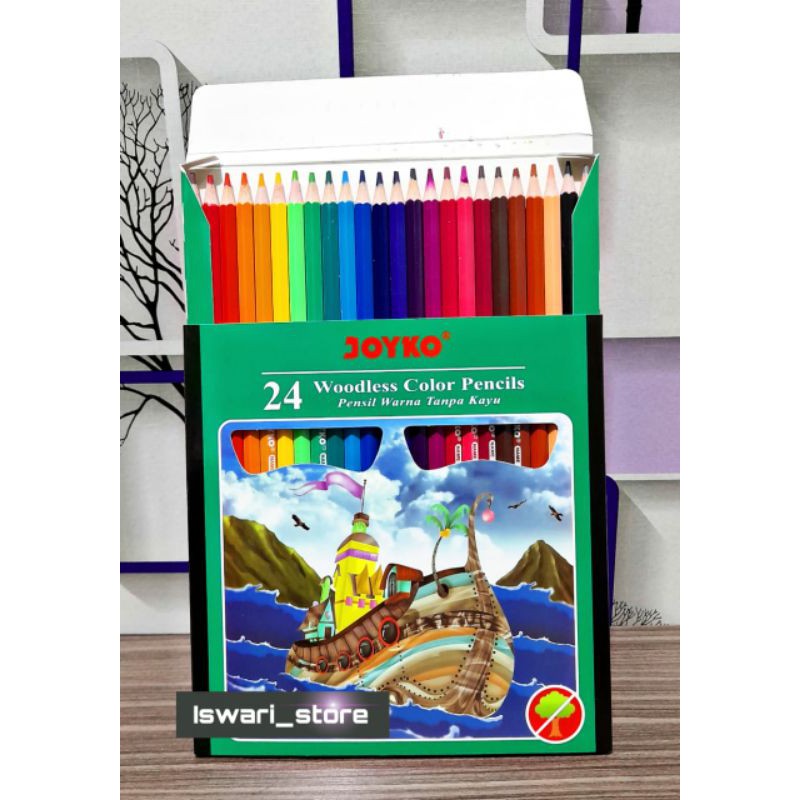 

Pensil Joyko panjang 24 warna