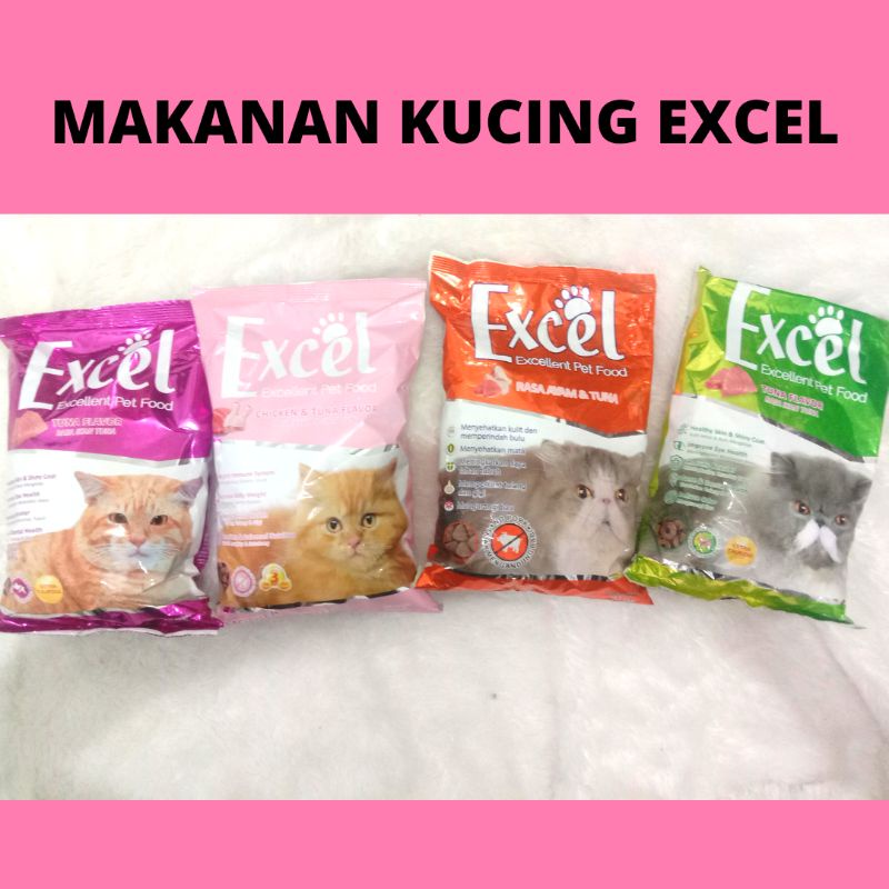 Makanan Kucing Excel Berat 500 Gr