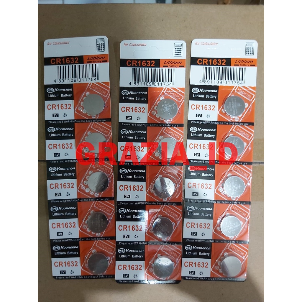 baterai batre lithium CR1632 original batre remote/ remote motor batre jam