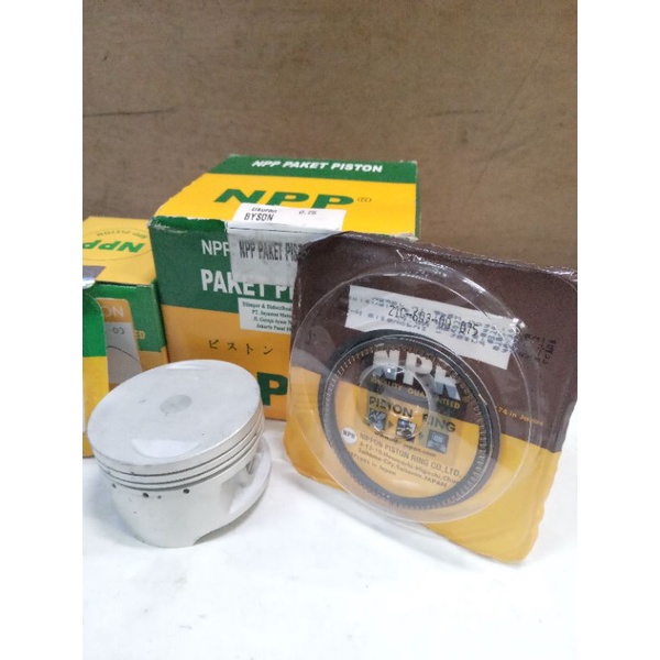 Piston seher kit byson oversize 75 npp