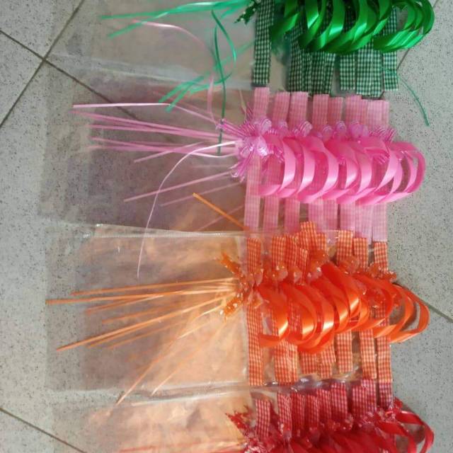 

Kemasan plastik ultah ulang tahun pita