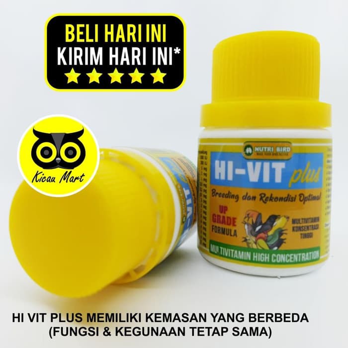 VITAMIN OBAT TERNAK BREEDING BIRAHI BURUNG HI VIT PLUS NUTRIBIRD VTHVT - trnk16