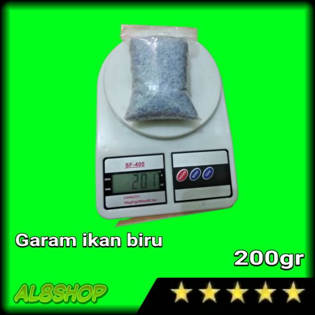 Garam ikan biru obat ikan