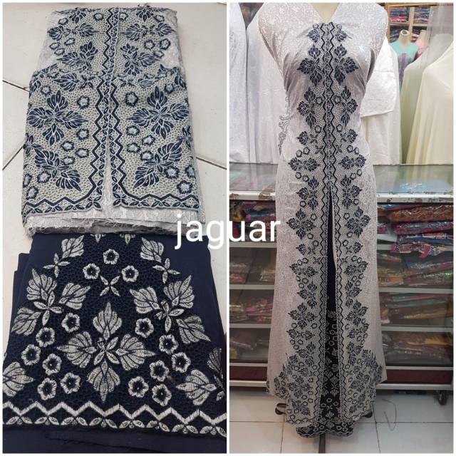 Bahkan bakal baju kebaya jacquar full Payet