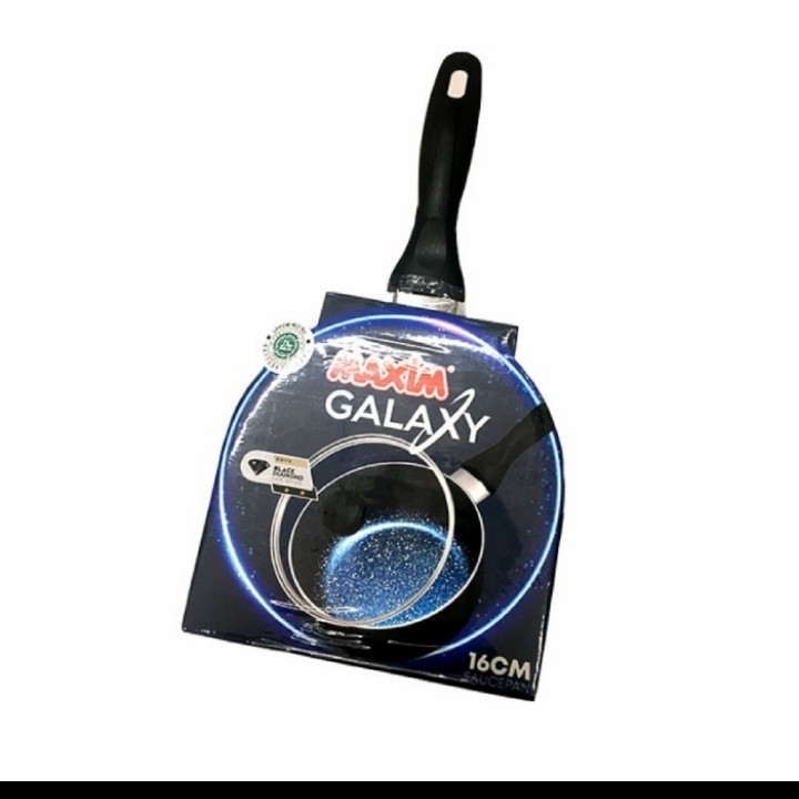 MAXIM GALAXY 16 cm Sauce Pan - Sauce Pan With Glass Cover 16 cm