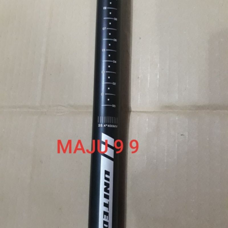 Seatpost sepeda United 25.4 x 400 Full Alloy original