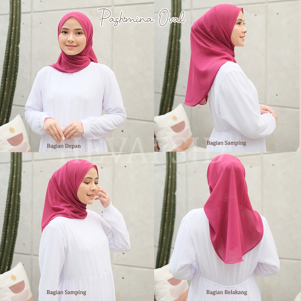 PASHMINA OVAL MALAYSIA /MALAY OVAL/CURV PASHMINA CERUTY BABYDOLL