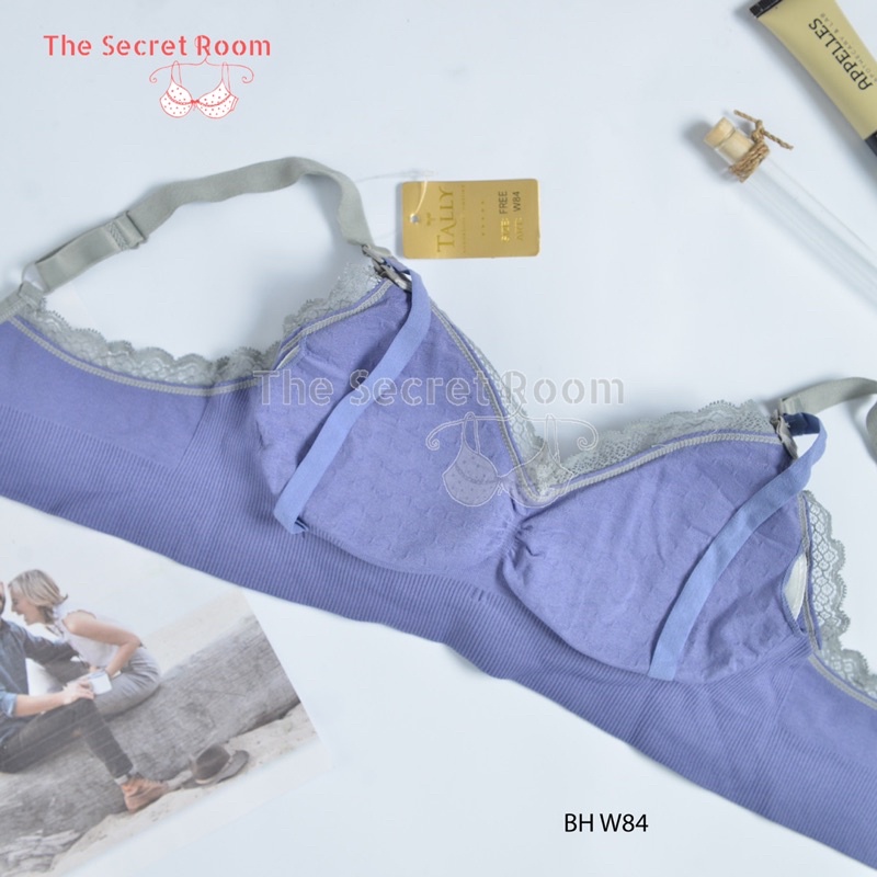 TALLY BRA BH MENYUSUI W84 I FREE SIZE I ADA BUSA I TANPA KAWAT I BAHAN RAJUT HALUS-5