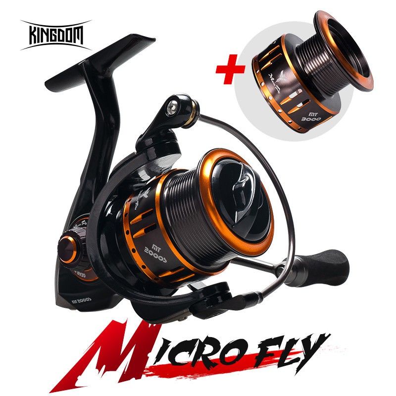 Reel KINGDOM MICRO FLY 1000 2 spool - Kondisi 90%