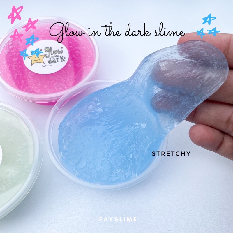Glow in the dark slime Murah 50cc