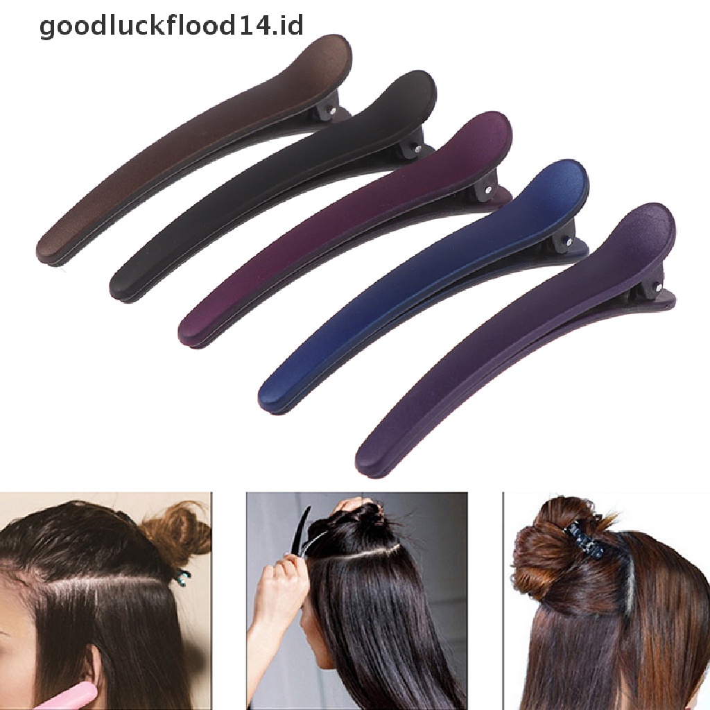 [OOID] 1Pcs Women Non-Slip Plastic Duckbill Alligator Hairpin Hair Clip Barrette Clamp ID