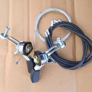 ```````] SHIFTER TOEL SEPEDA OPERAN JEMPOL RRT THUMB SHIFTER 6-9 SPEED