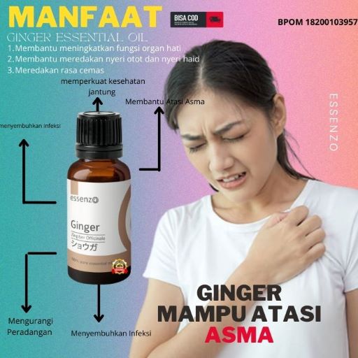 ESSENZO GINGER 10 ml Obat Asma Obat Sesak Nafas Ampuh Obat Asma Sesak Nafas Obat Asma Herbal Obat As