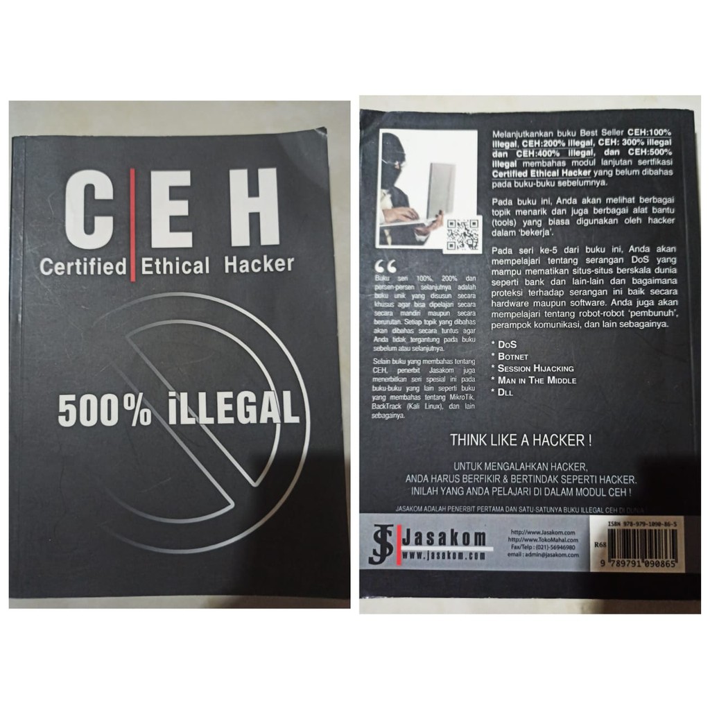 Buku Certified Ethical Hacker CEH Bahasa Indonesia
