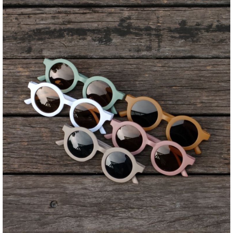 Kacamata anak retro bulat boboho cewek cowok laki laki perempuan