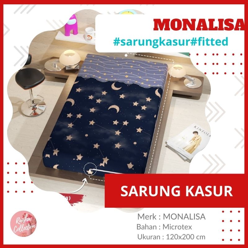 RC SARUNG KASUR BUSA MONALISA UKURAN 120X200 DAN 100X200 T15