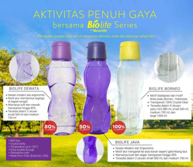 MOORLIFE Botol Minum Biolife termurah