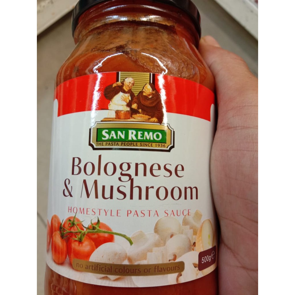 

San Remo Bolognese & Mushroom 500 gr