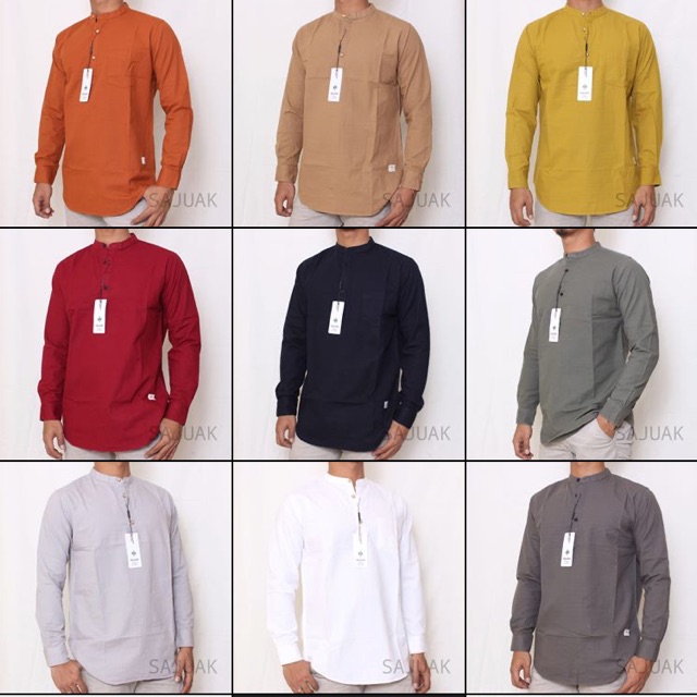 Kemeja Koko Lengan Panjang Sajuak