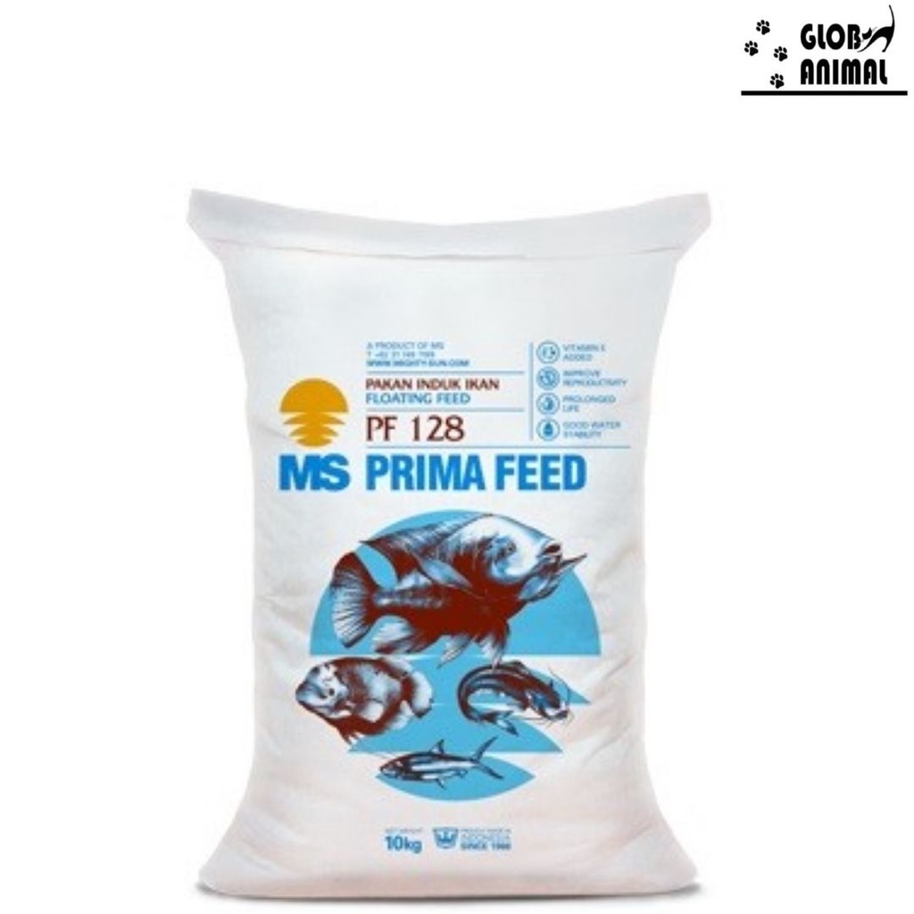 PRIMA FEED PF 128 ZAK 10KG PELET PAKAN INDUKAN IKAN LELE NILA GURAME