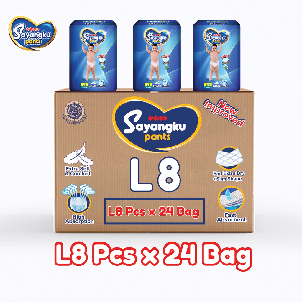 SAYANGKU PANTS L8 X 24 BAGS (1 KARTON)