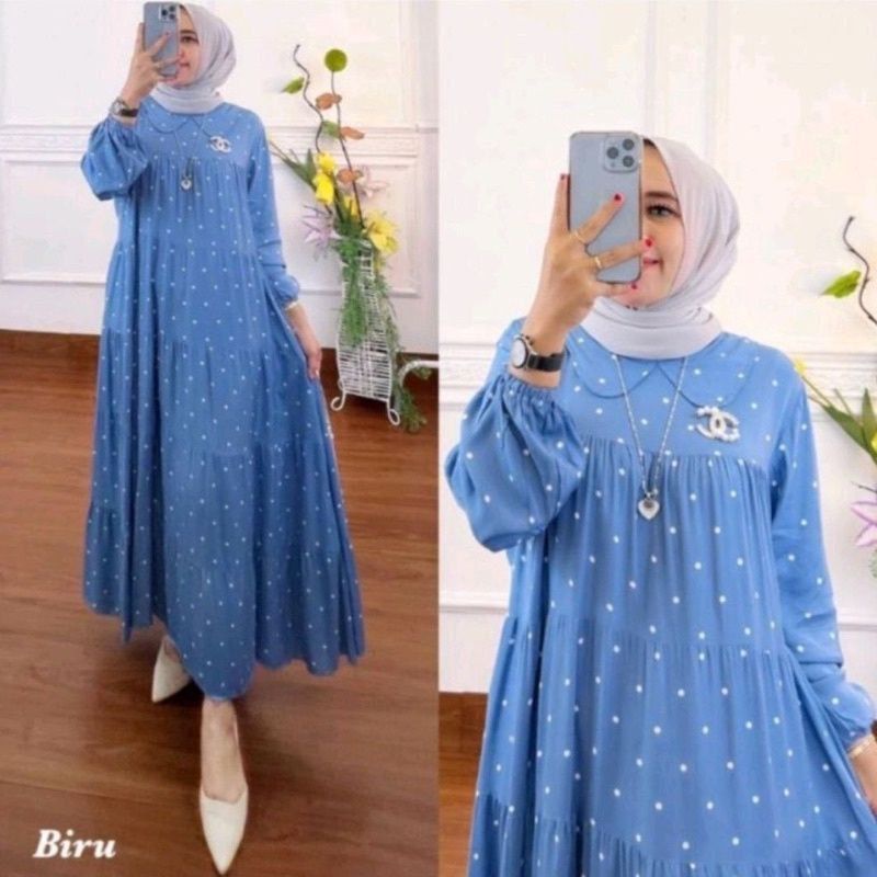 MIDI DRESS POLKA VIRAL