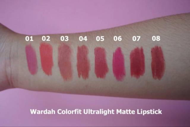 WARDAH ULTRALIGHT MATTE LIPSTICK/LIPSTICK/WARDAH